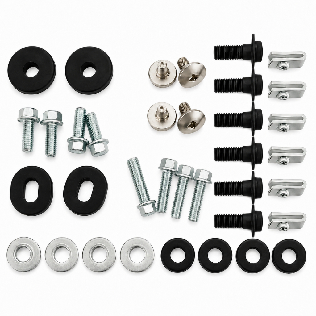 Kit Parafusos Buchas Presilhas Carenagem Titan 125 150 Fan Twister CB 300 Fazer 250 36 Peças