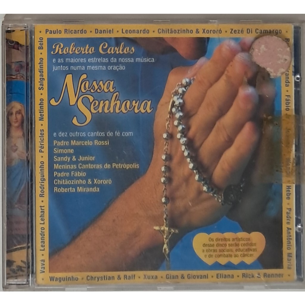 CD Roberto Carlos – Nossa Senhora – Original – Participação de Grandes Artistas