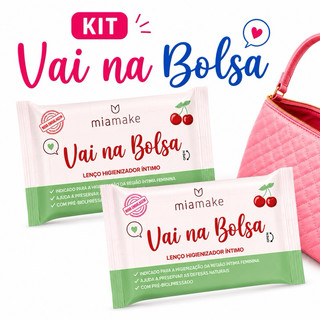 Toalhas Umedecidas Intima - Lenço Umedecido Intimo - Vai na Bolsa Mia Make