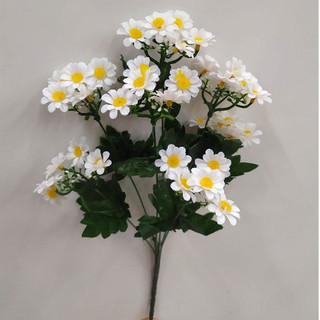 1 Peça Buque com 35 Margarida Artificial p/ Decoração