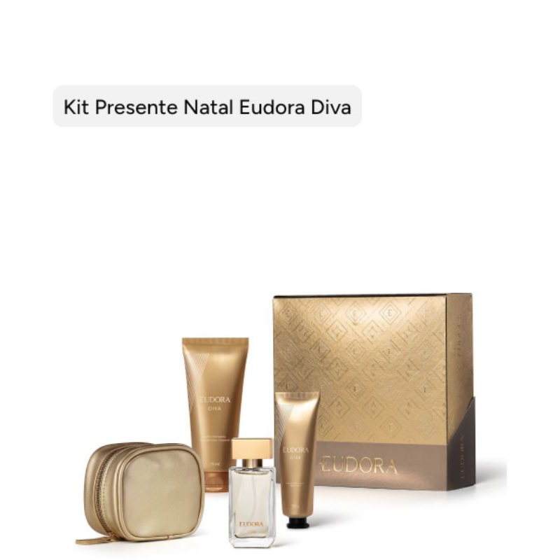 Kit Presente Eudora Diva Miniatura – Eudora ✨👑