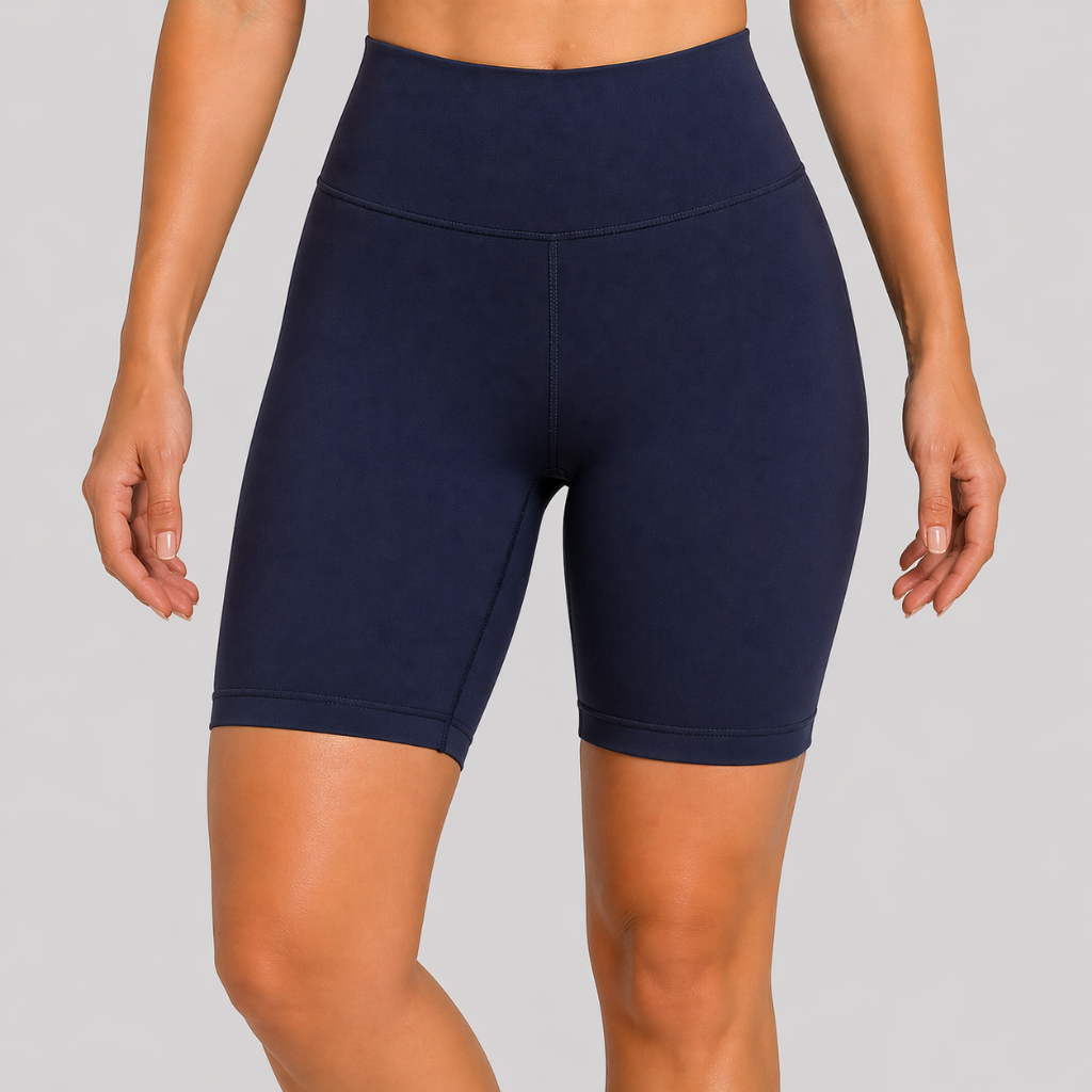 Bermuda Legging Feminina Cintura Alta Para Academia Corrida Treinos Tecido Zero Transparência