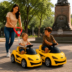 Carrinho De Passeio Pedal Mc Laram Amarelo - Maral
