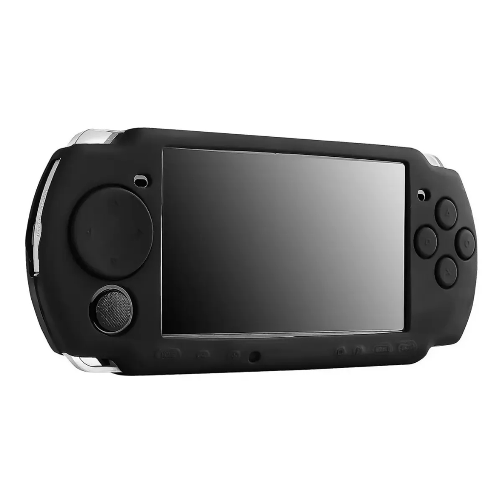 Capa Case Silicone Sony Psp 2000 3000 Slim + Película