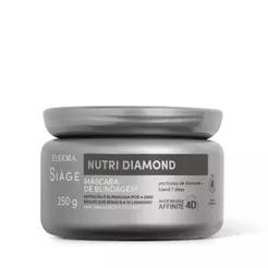 Máscara Capilar de Brilho Siàge Nutri Diamond 4D 250g