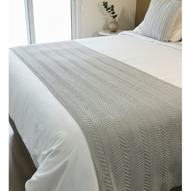 Manta Peseira Luxo Tricot Premium Decorativa Sofá Cama de Casal Queen E King Elegante Lincks