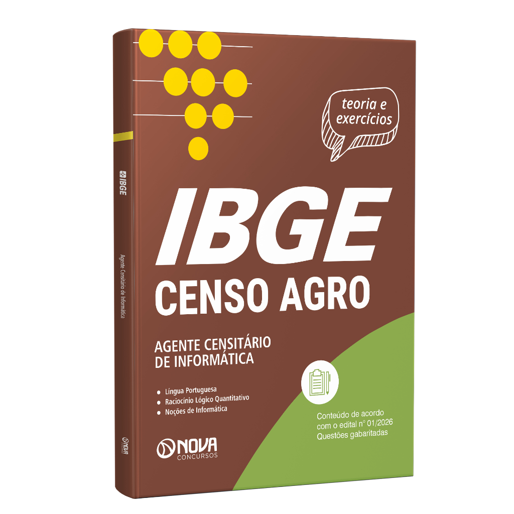Apostila IBGE Temporário 2026 - Agente Censitário de Informática (ACI)