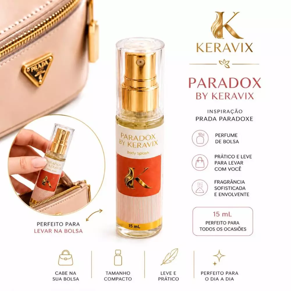Perfume de Bolsa de 15ML Keravix Fragancias Importadas