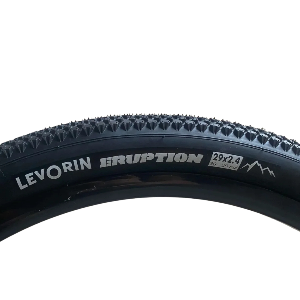 Pneu Aro 29x2.4 Levorin Eruption Bicicleta Mtb 29 X 2.40 Cor Preto