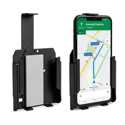 Suporte de Celular Ferro Universal Reforçado Articulado Fixa no Retrovisor Motoboy