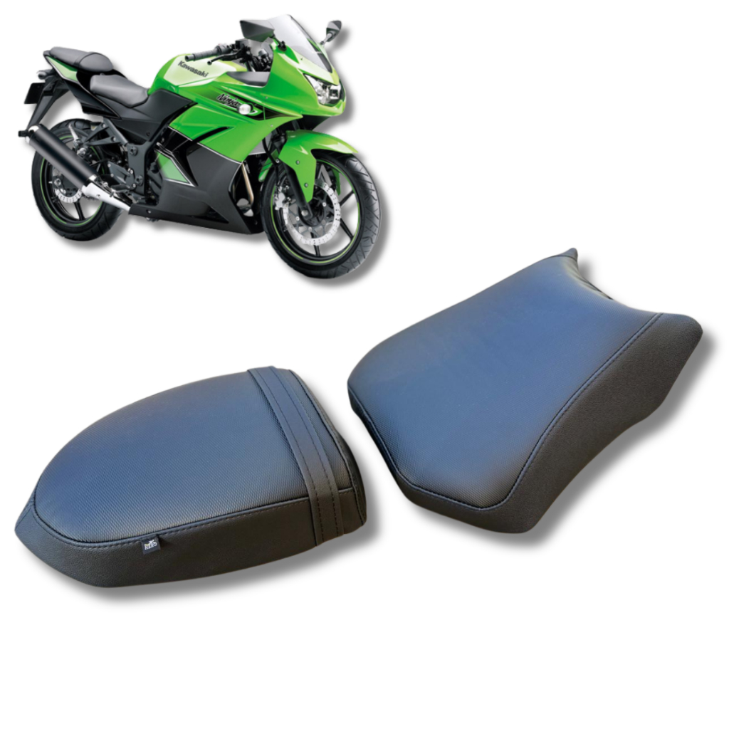 Capa Confort Almofada Banco Moto Kawazaki Ninja 250 Viagem Espuma