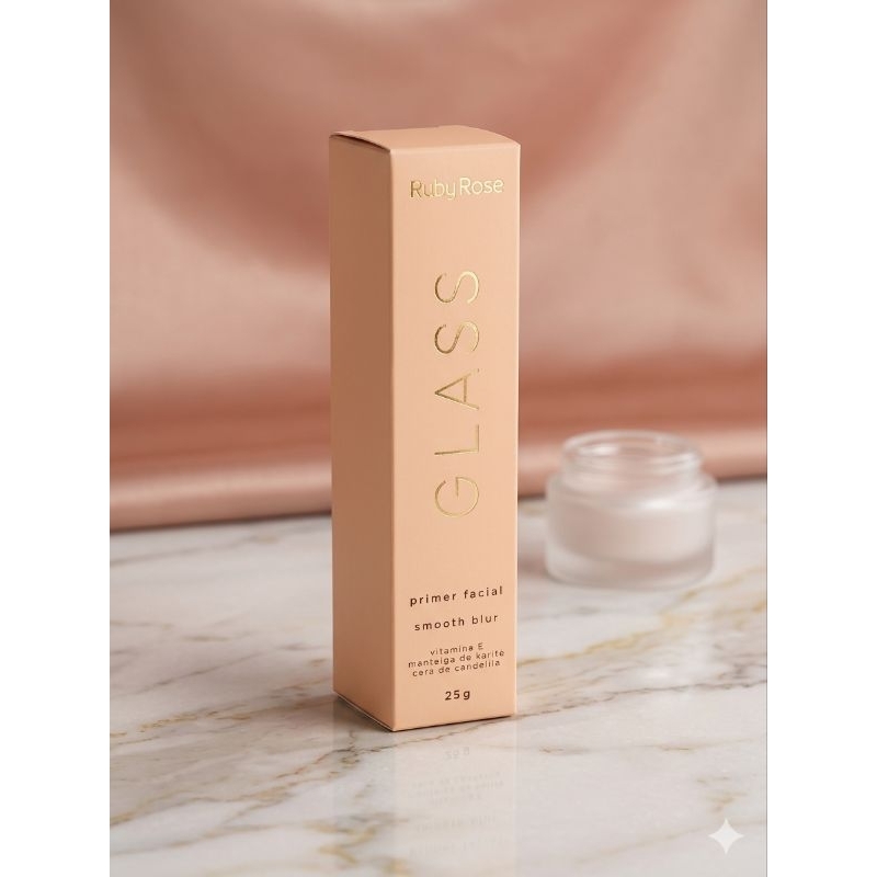 Primer Facial Smooth Blur Ruby Rose 25g | Disfarça Poros e Prolonga a Maquiagem