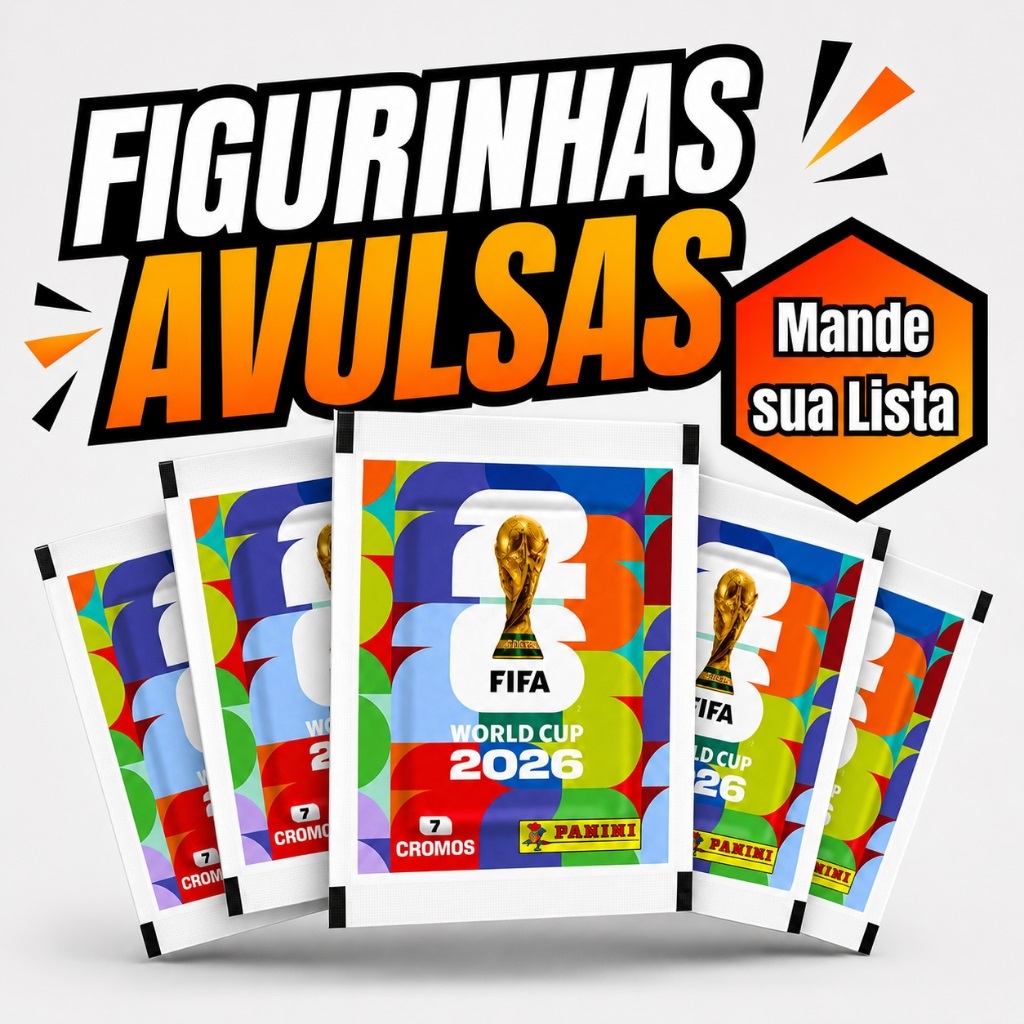 Mande sua lista - Figurinhas Copa do Mundo 2026 original