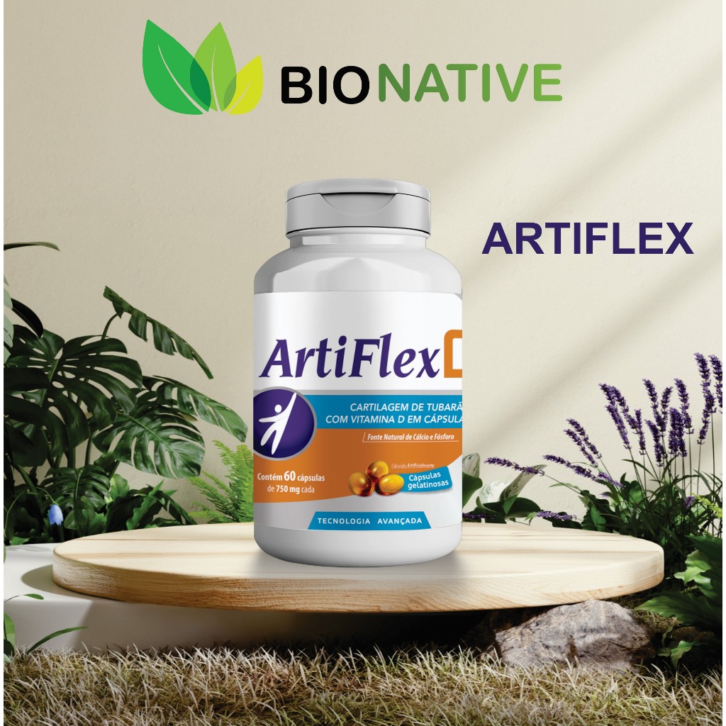Suplemento Cartilagem Vitamina D ÓleoBio Softgel 60 Cápsulas - 750mg - Suplemento Alimentar Natural