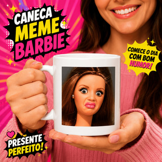 Caneca Engraçada Boneca com Nojo Meme | Presente Engraçado e Criativo 325ml