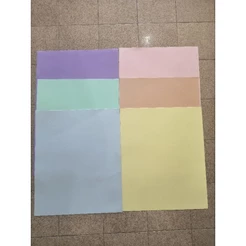 Eva liso cor pastel candy 40x48 1,5mm make+ (escolha quantidade e cores na variação)