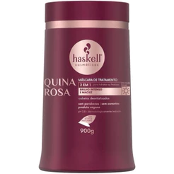 Máscara de Tratamento Quina Rosa Haskell 900g - Hidratação e Proteção Intensa