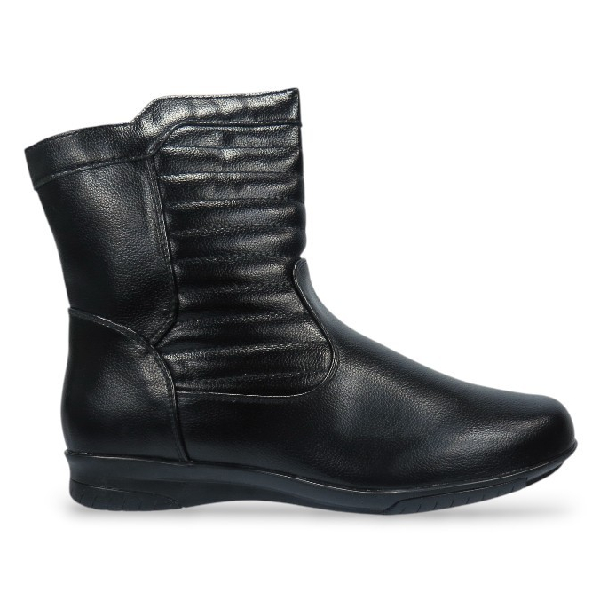 Bota Feminina Cano Curto Mooncity com Zíper Casual 71089