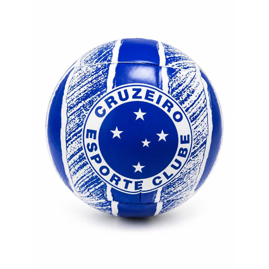 Bola Cruzeiro Esporte Clube Infantil Azul e Branca Futebol Campo Lazer