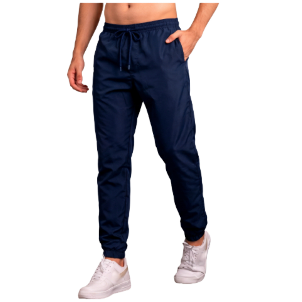 Calça Tactel Masculina Com Elastano Academia Esportiva Fitness Caminhada Corrida Leve Secagem Rápida