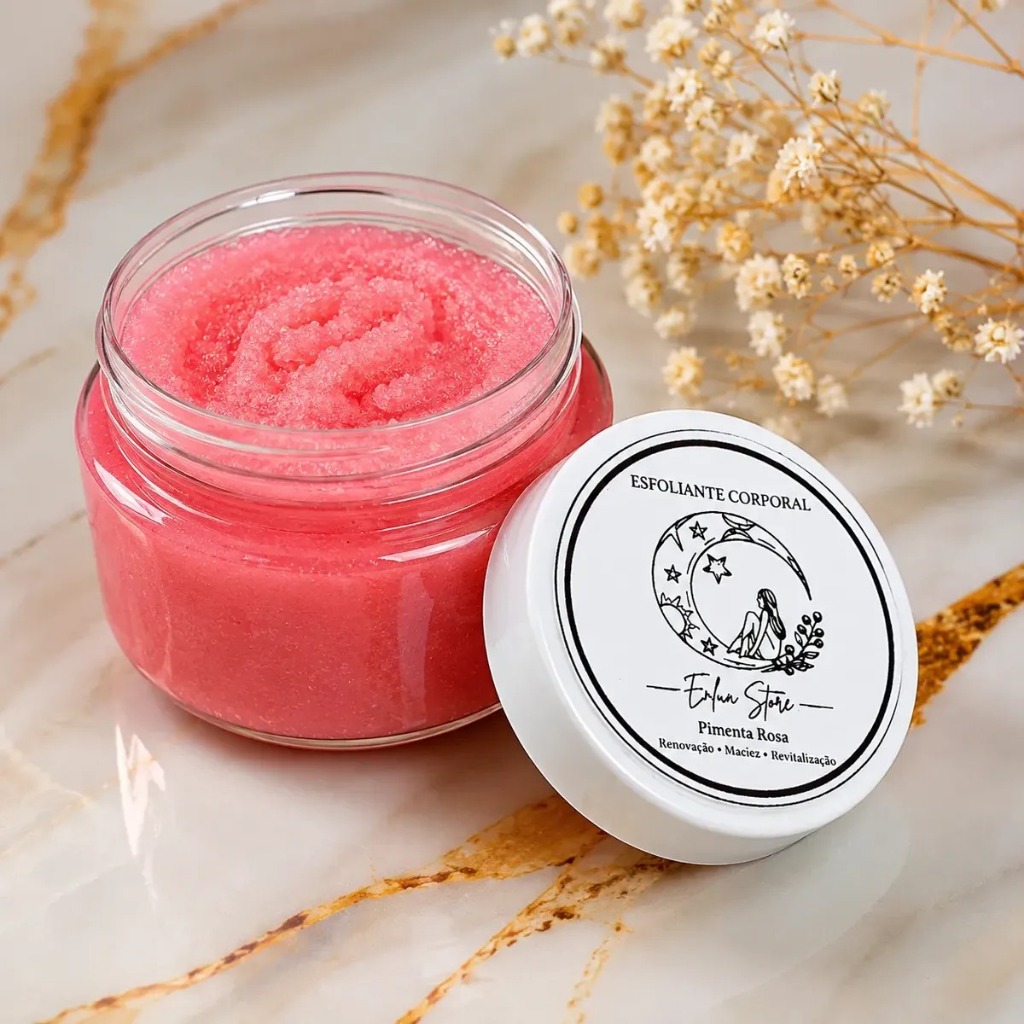 Esfoliante Corporal de Pimenta Rosa 200g
