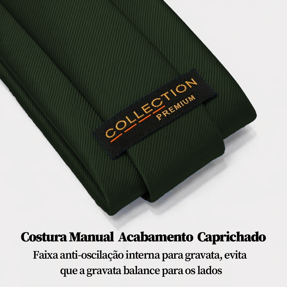 Gravata Masculina Premium Elegante Listras Diagonais Largura 5,5cm Para Trabalho, Festas e Presentes · foto 2