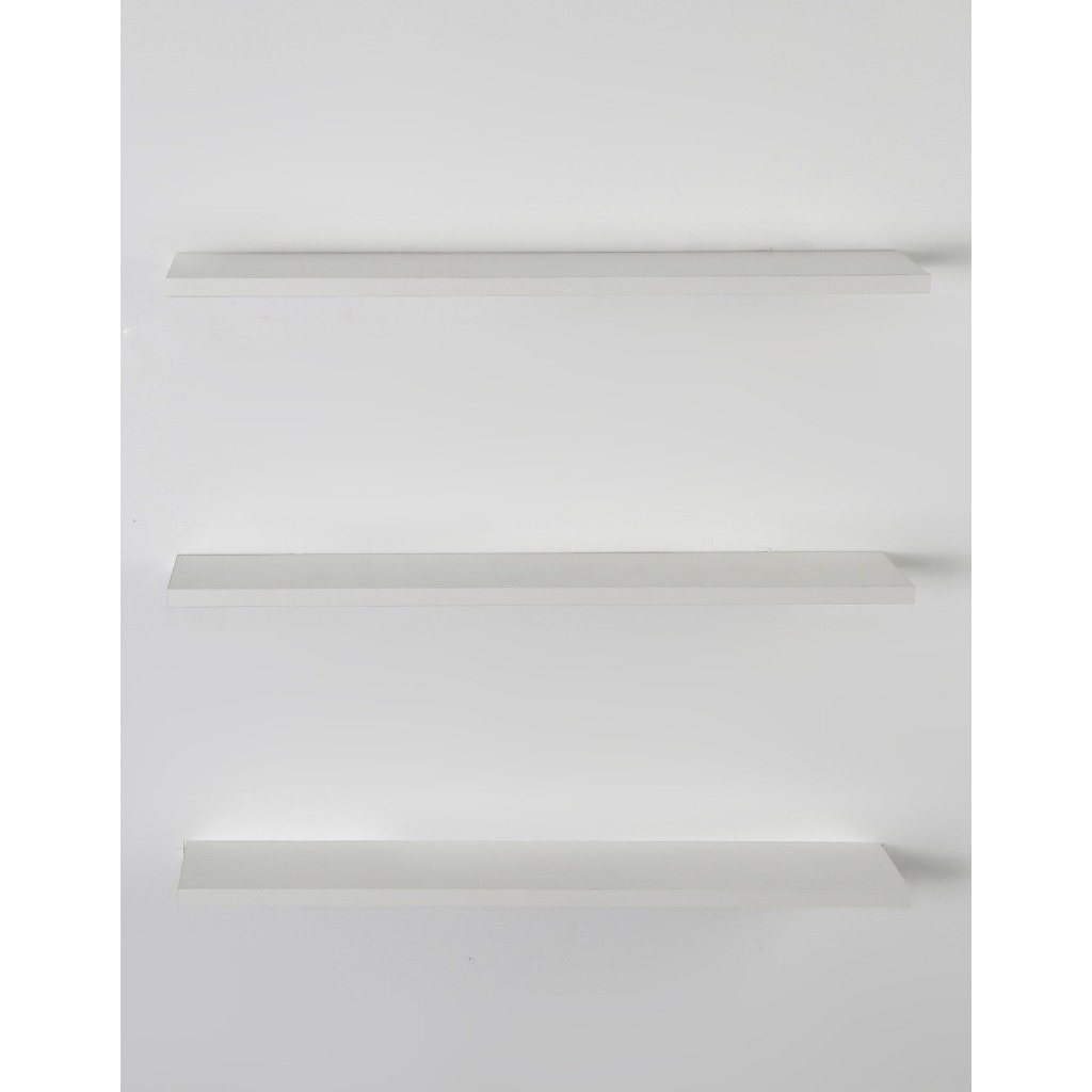 KIT 3 Prateleiras MDF 60cm Suporte Flutuante Invisivel
