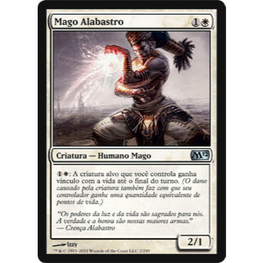 Mago Alabastro (Humano / Mago) - - Magic The Gathering