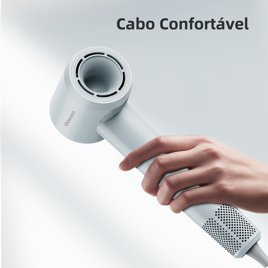 Secador de Cabelo Profissional Gokoco 1500W de Alta Velocidade — foto 7