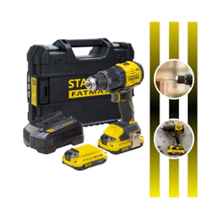 Parafusadeira E Furadeira 13mm 20v SBD716D2T Kit Com 2 Baterias 1 Carregador E Maleta Stanley