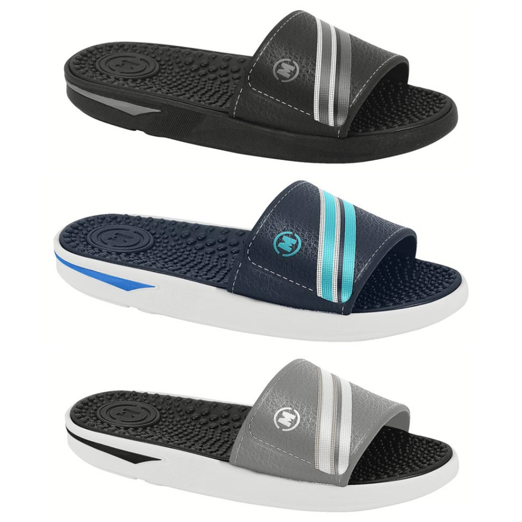 Chinelo Slide Infantil Menino Molekinho Confortável Leve Massageador 2421.123