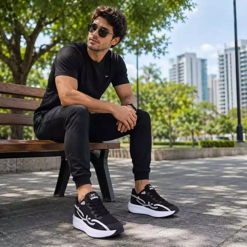 Tênis Masculino Esportivo Leve para Academia e Caminhada — foto 4