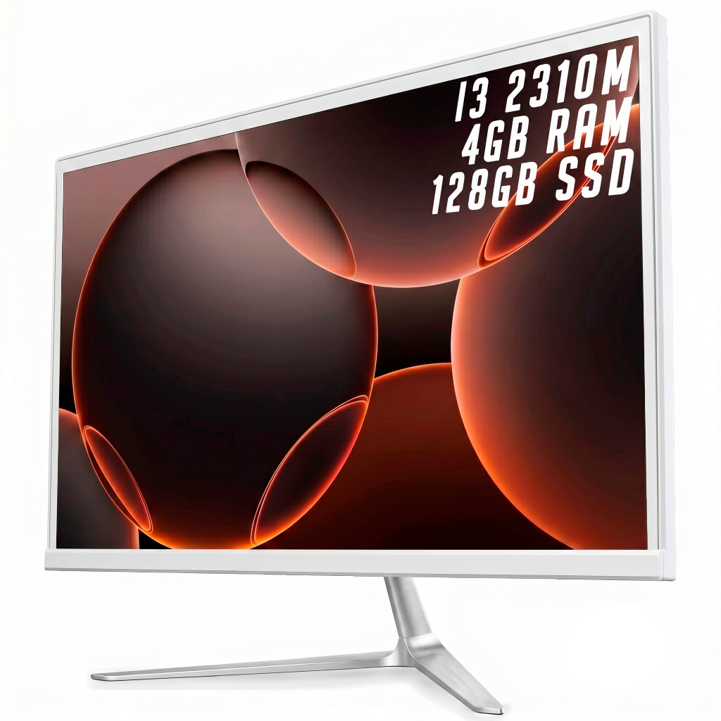 Computador All In One Intel Core I3-2310M Tela 21.5" 128GB SSD 4GB RAM 1080 Full HD Bluetooth Som Integrado HDMI VGA USB