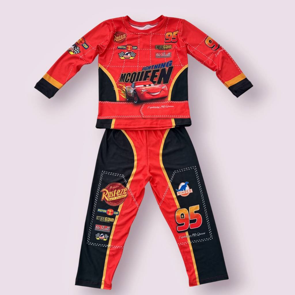 Pijama Infantil Fantasia Temática Conjunto Camiseta Calça Infantil Masculina Heróis
