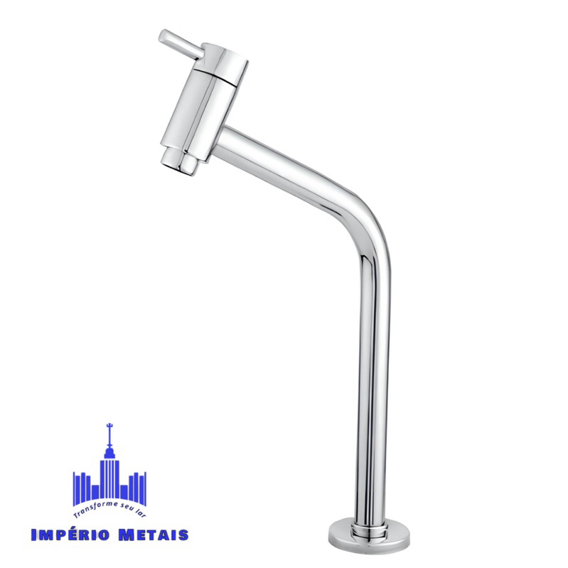 Torneira Lavatório 3030 Média redonda Banheiro Mesa Bica Fixa Luxo Metal 1/4v