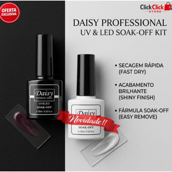 Esmaltes Em Gel DAISY BRANCO Ou PRETO Nail Design Secagem rápida Manicure