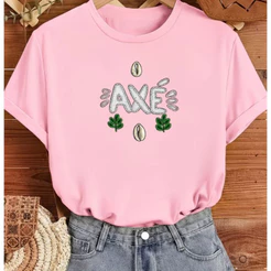 camiseta tshirt blusa feminina estilosa 100%algodão estilosa brasileira cultura espiritualidade axé
