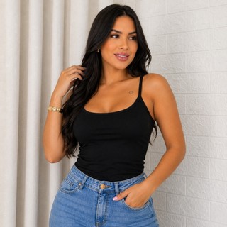 Blusinha Regata Blusa Feminina Básica Regata Oferta alça fina
