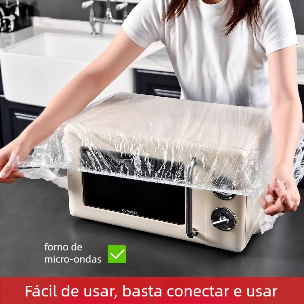 Capas Impermeáveis Descartáveis Contra Poeira – Película Protetora Espessa Para Eletrodomésticos E Móveis De Cozinha