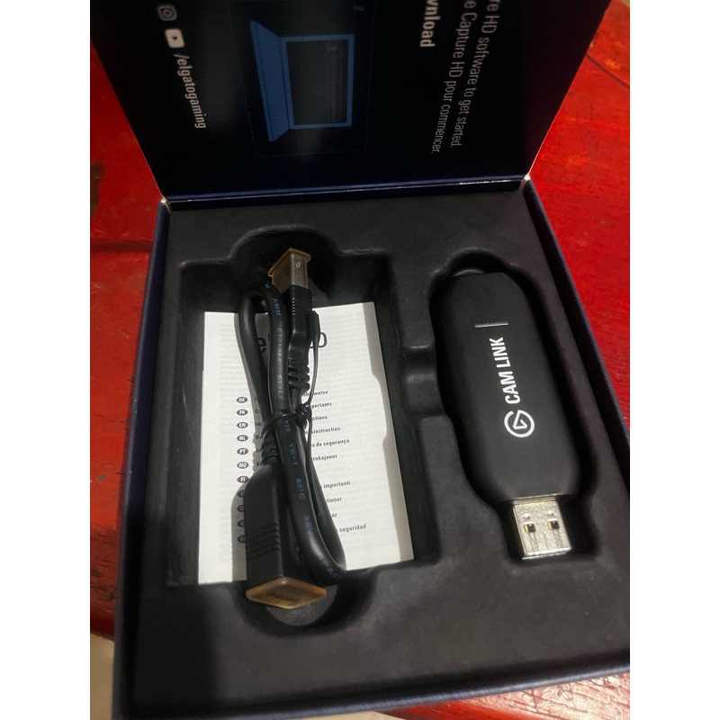 Placa de Captura Elgato Cam Link 4K - Completa na Caixa