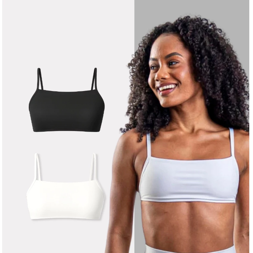 Kit 2 Tops Minimal Legbox Original Feminino Academia Treino Ginastica Fitness
