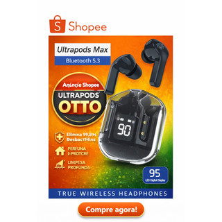 Fone De Ouvido Bluetooth 5.0 Com Microfone Estéreo Hi-Fi Cancelamento De Ruído E Capa De…