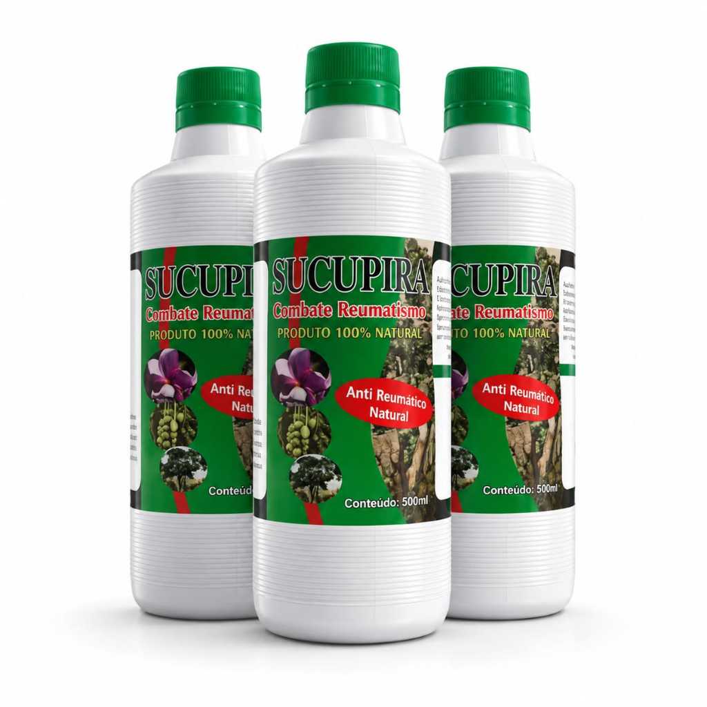 Sucupira líquido - Garrafa 500 ml - Extrato natural - uso Tradicional