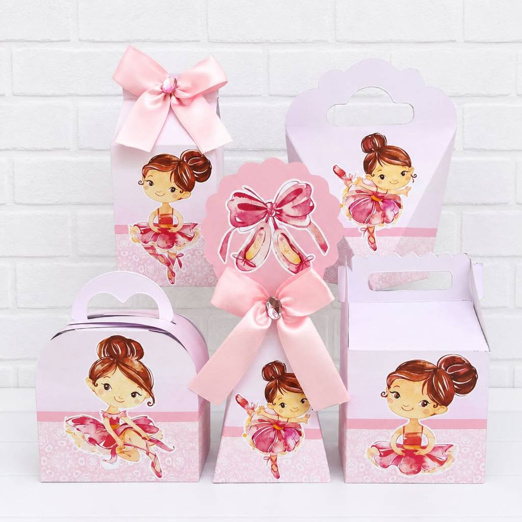 Kit de Caixas Bailarina Personalizada /Lembrancinha de Festa /Aniversário