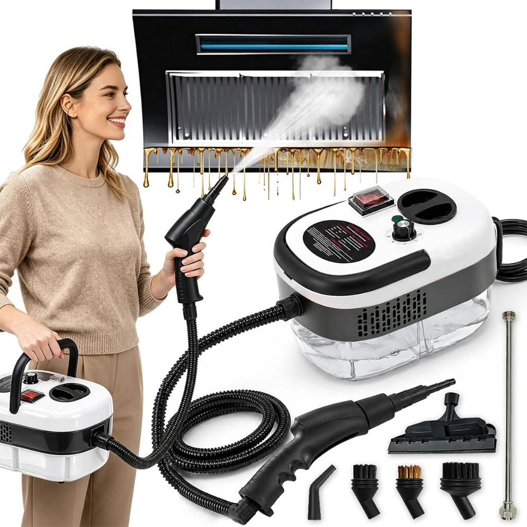 （110V）Limpador a vapor portátil de 2500 W, máquina de limpeza de alta temperatura e alta pressão de 110V -D14