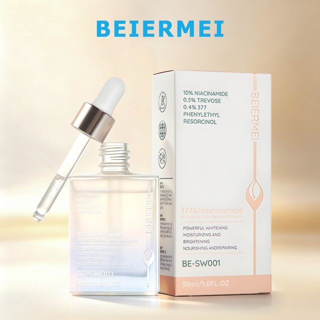 BEIERMEI Sérum Clareador e Anti-Manchas com 377 & Niacinamida 30ml / 1.0FL.OZ Clareamento intenso Hidratação e clareamen