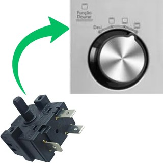 Chave Seletora para Forno Elétrico Bfe35, Bfe43, Bfe41p, Bfe49, Bfe55p