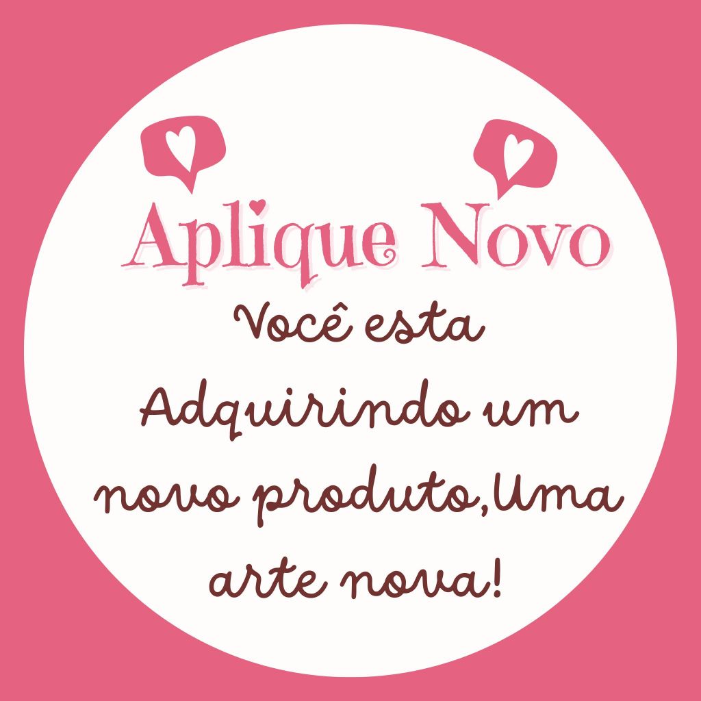 APLIQUE 3D NOVO