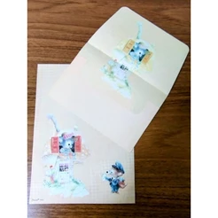 Papéis de carta anos 80, originais, vintage colecionáveis, cartiuge, artesanal e outras coleções