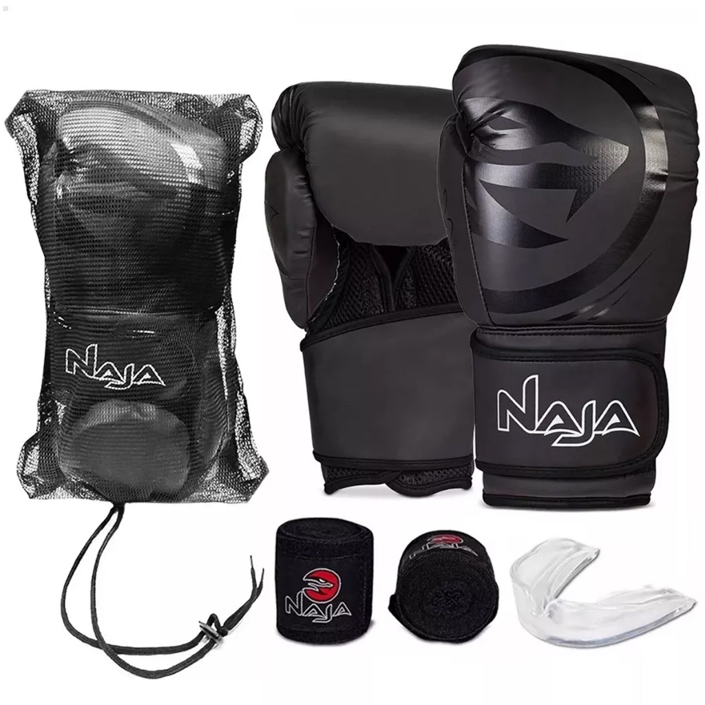 Luva Boxe/Muay Thai Naja 14OZ - Design Ergonômico e Conforto